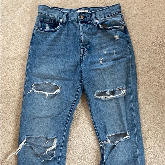 Forever 21 straight leg jeans. - Picture 2 of 4